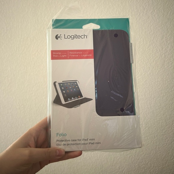 Logitech Folio Protective Case for iPad Mini (Purple) - Fits iPad Mini 1/2/3-NWT - Picture 4 of 7